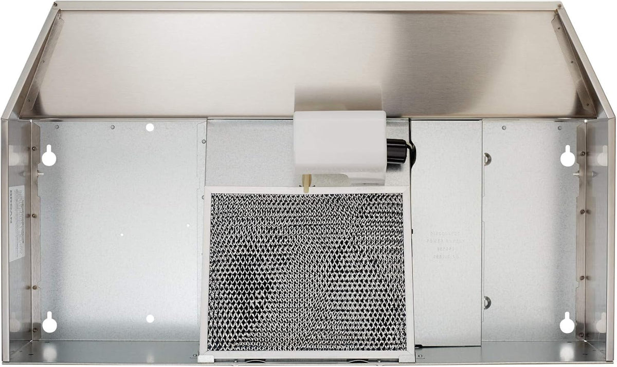 Non-Ducted Under-Cabinet Range Hood Insert, 24-Inch, Stainless Steel O7548