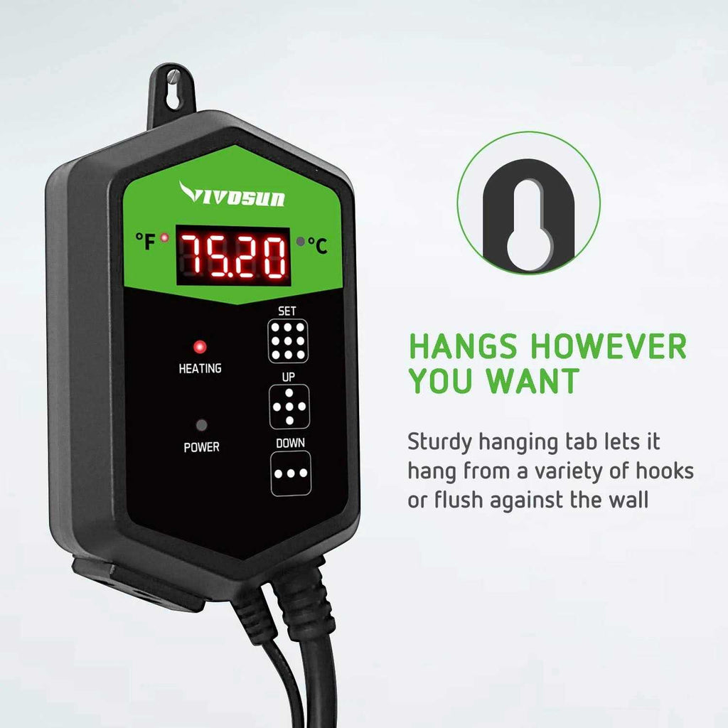 Seedling Heat Mat and Digital Thermostat Combo Set W7852