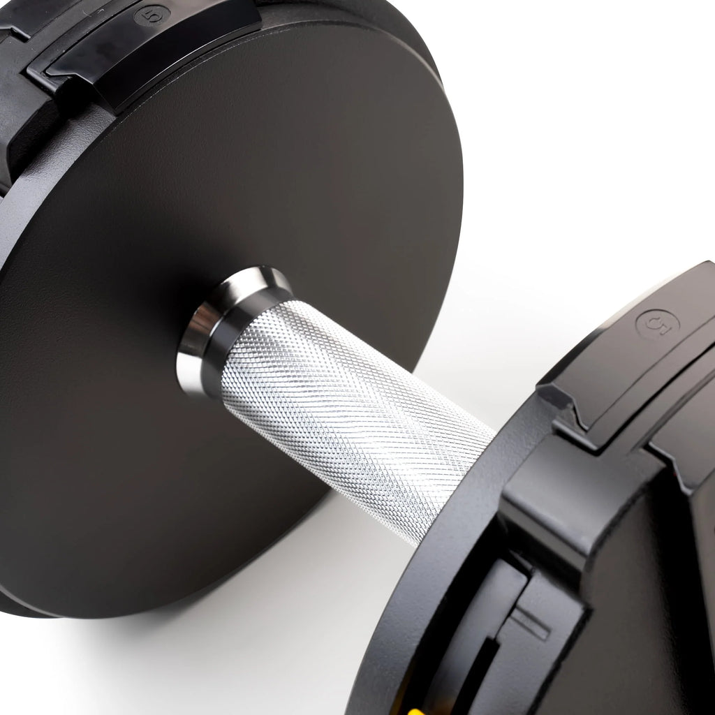 Adjustable Dumbbell System, 6 Dumbbells-in-1 up to 50lbs Y593252