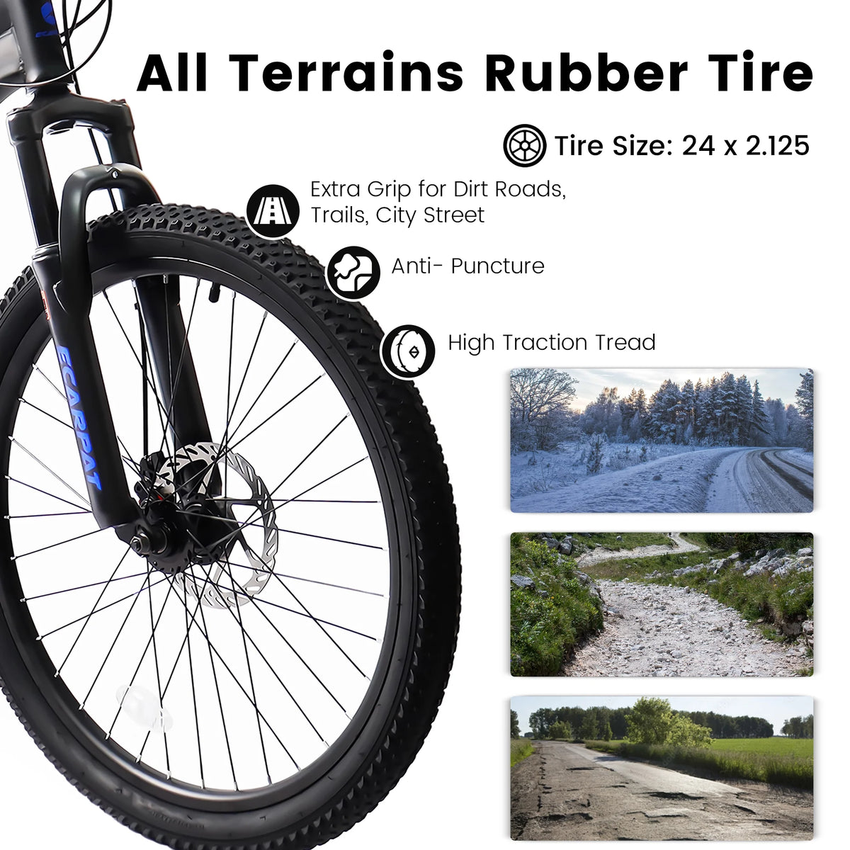 24 inch 21 Speeds High-Carbon Steel Mountain Bike C284963