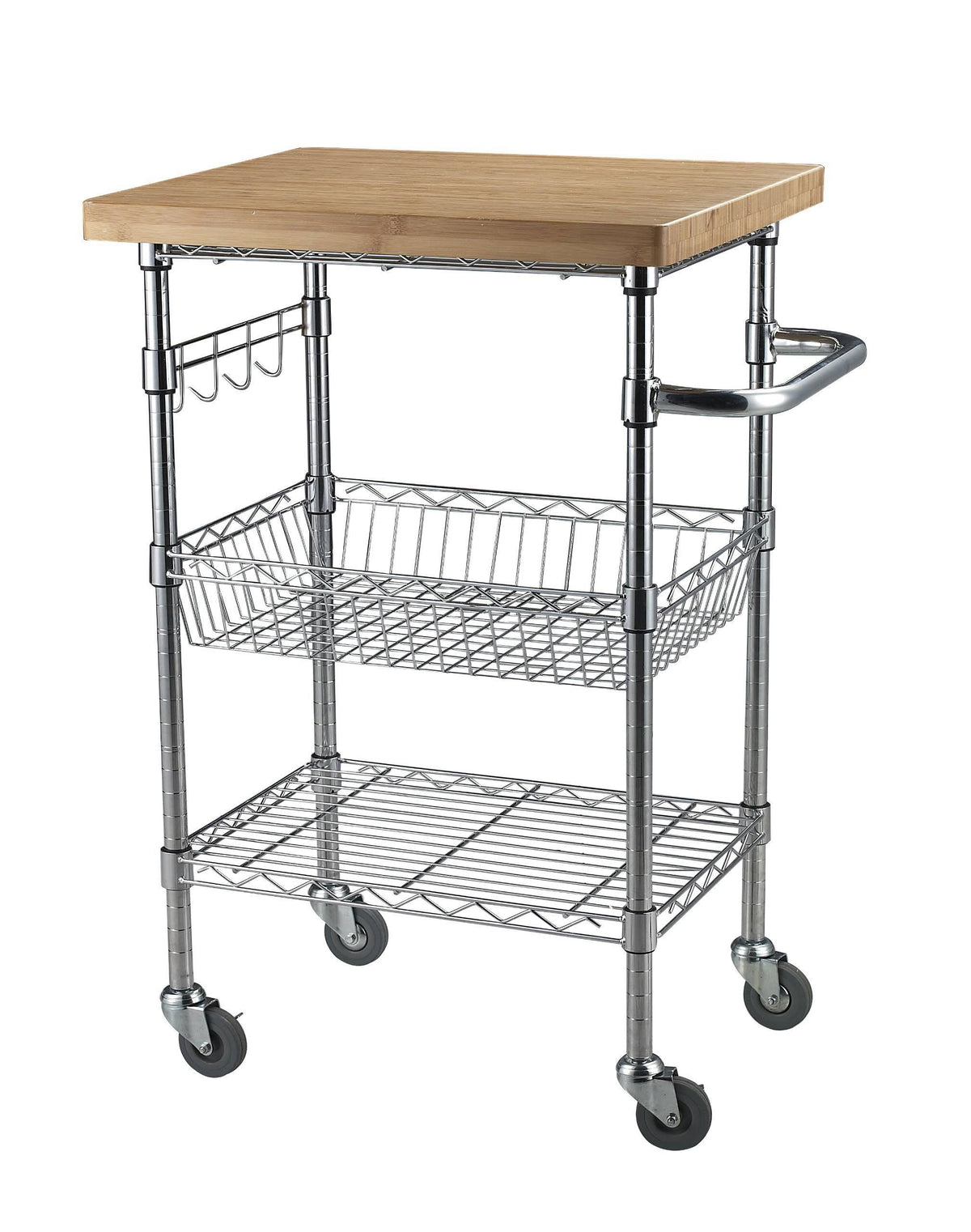 Bamboo Top Wire Cart D335274