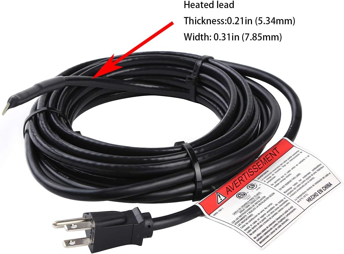 100 feet 5 Watts Per Foot Snow De-Icing Cable L220407