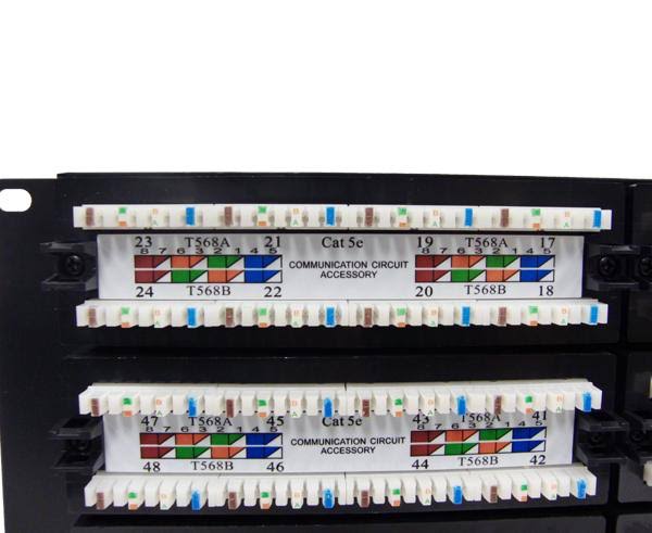 Cat6 Patch Panel 96 Port 4U Rack Mount H56398