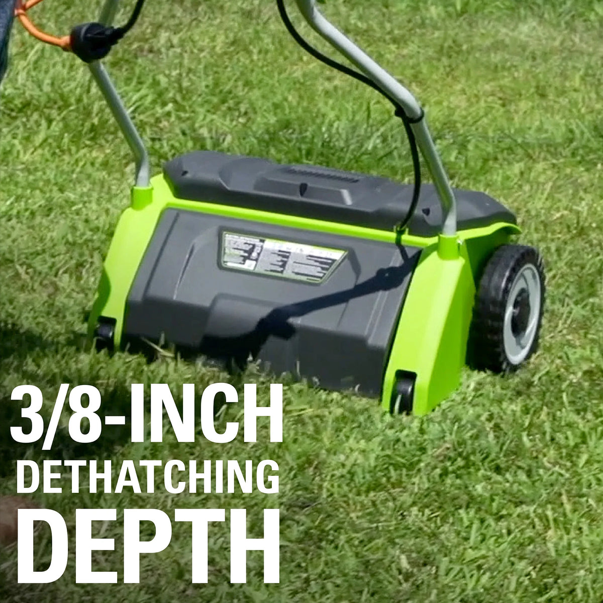 14 in. 10 Amp Corded Electric Dethatcher F5571