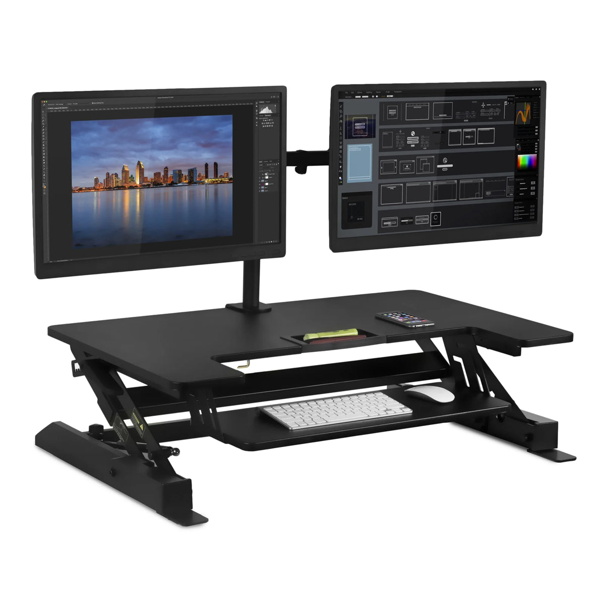Black Standing Desk Converter Q5083