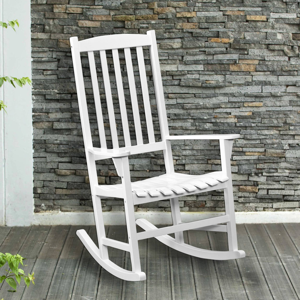 White Eucalyptus Porch Rocker V621442
