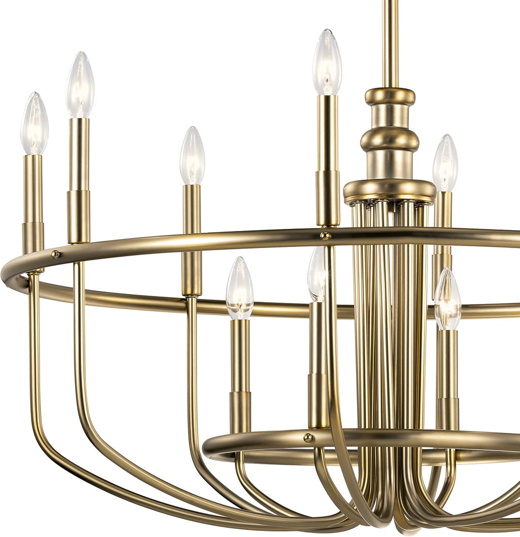 12 Light Chandelier in Classic Bronze O319