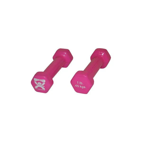 15 lb Silver Vinyl Dumbbell Pair M8645