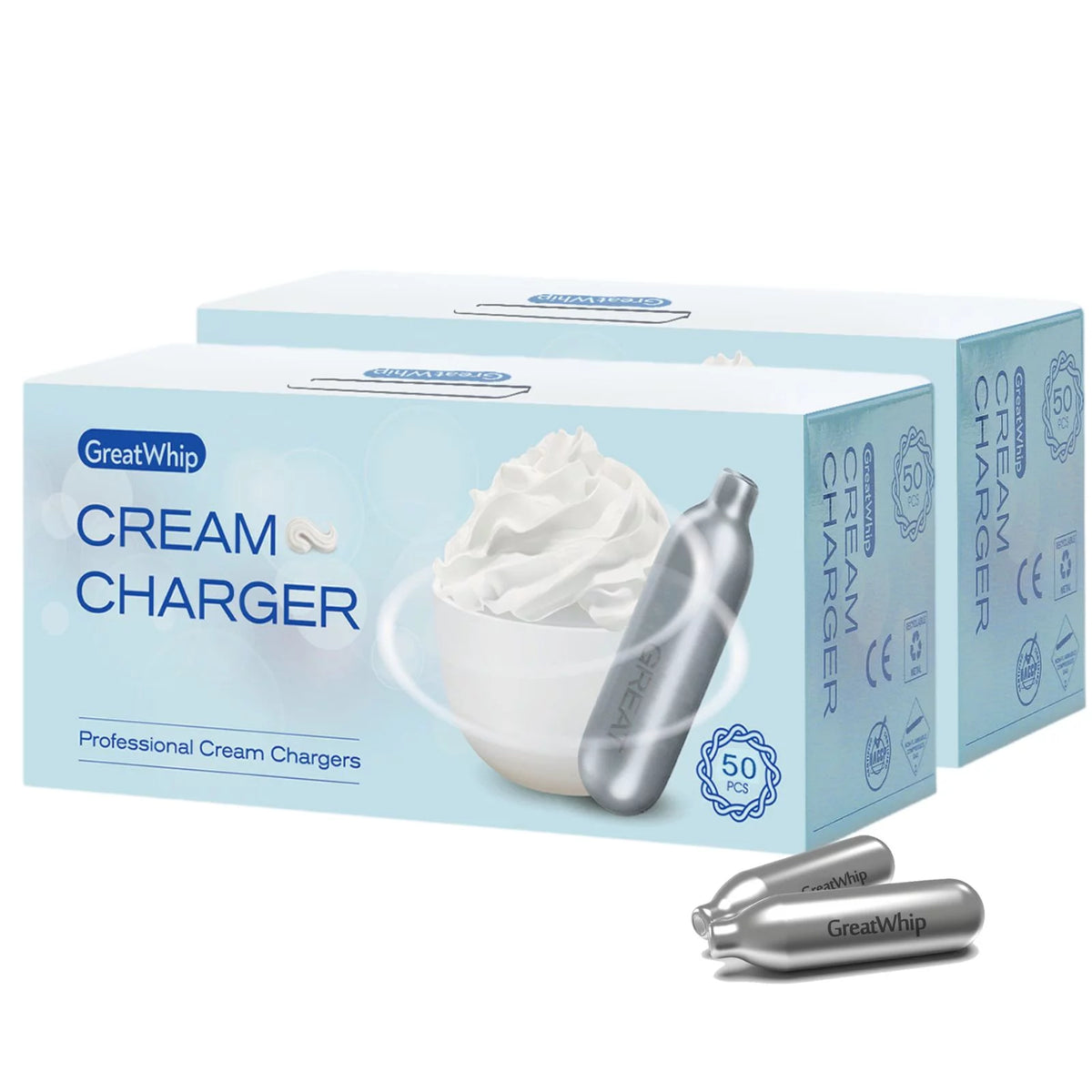 N2O Whipped Cream Chargers 100Pcs B91962