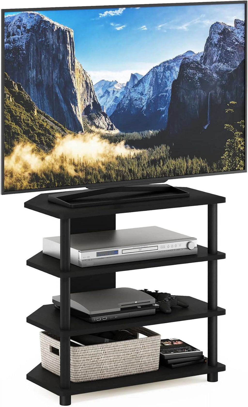 4-Tier Petite Entertainment Center TV Stand W7064