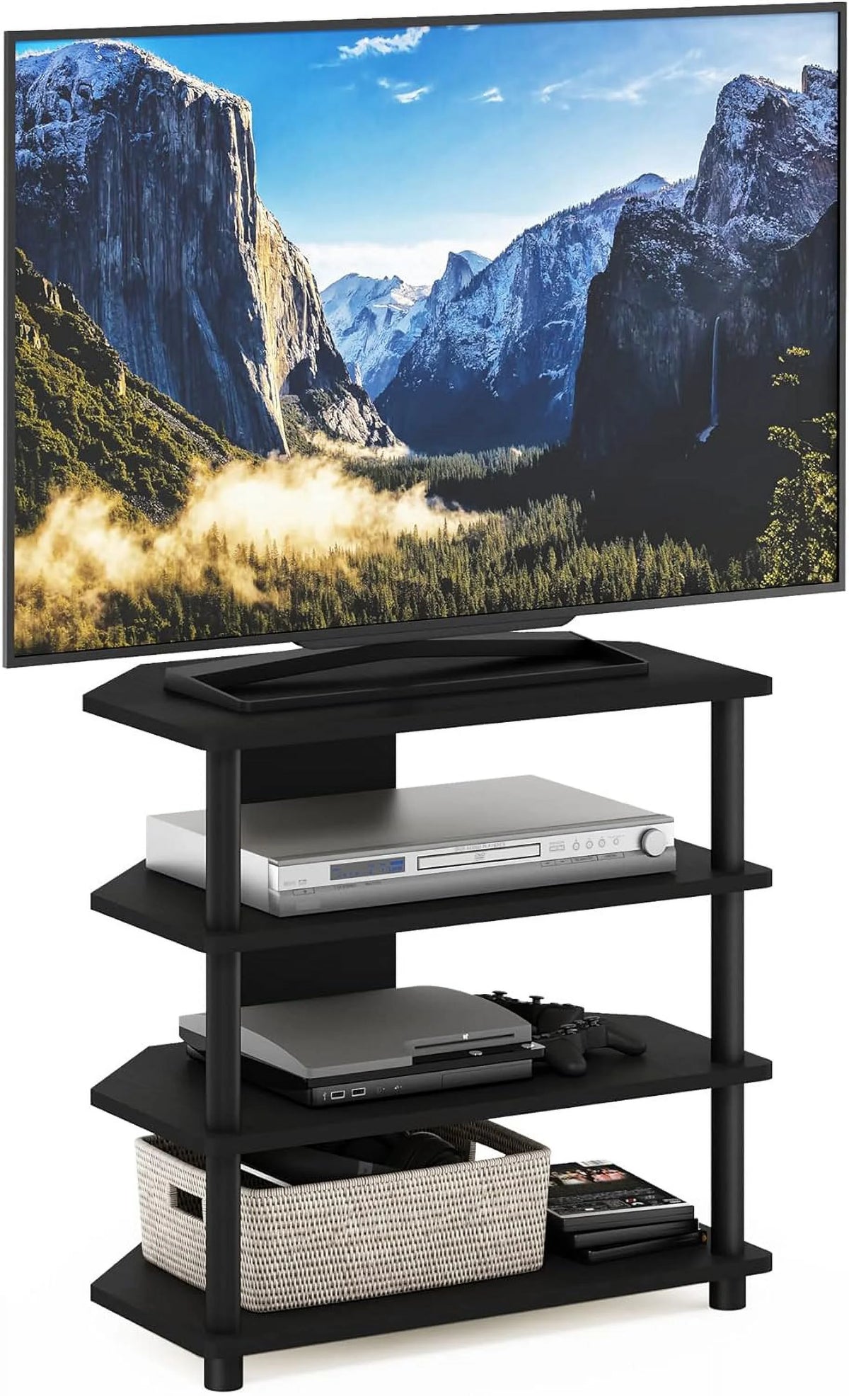 4-Tier Petite Entertainment Center TV Stand W7064
