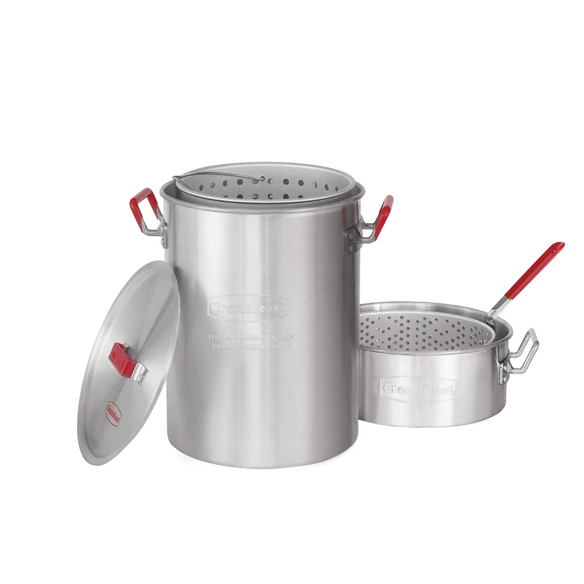 30 Qt. Turkey and 10 Qt. Fish Fryer Boiler Steamer Kit with Marinade Injector G9408