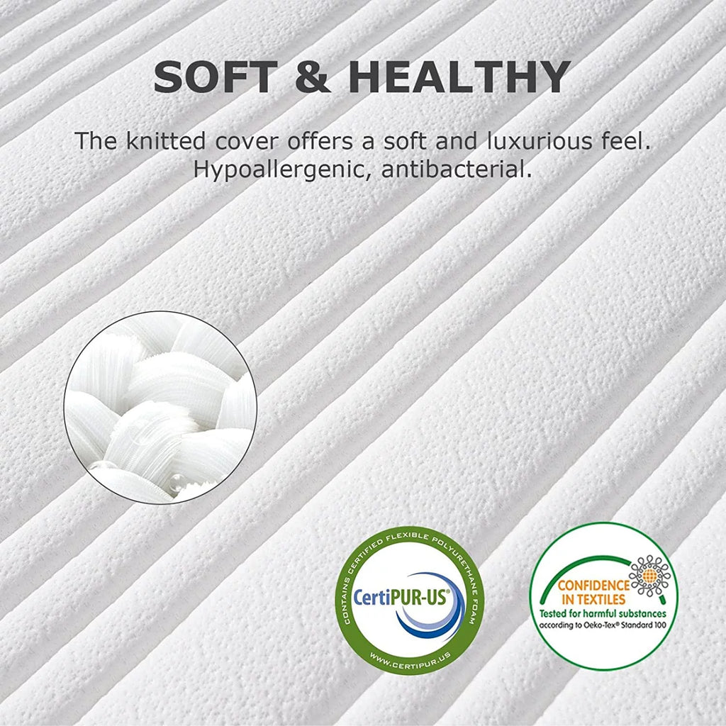 12 Inch King Spring and Memory Foam Hybrid Mattress V51548