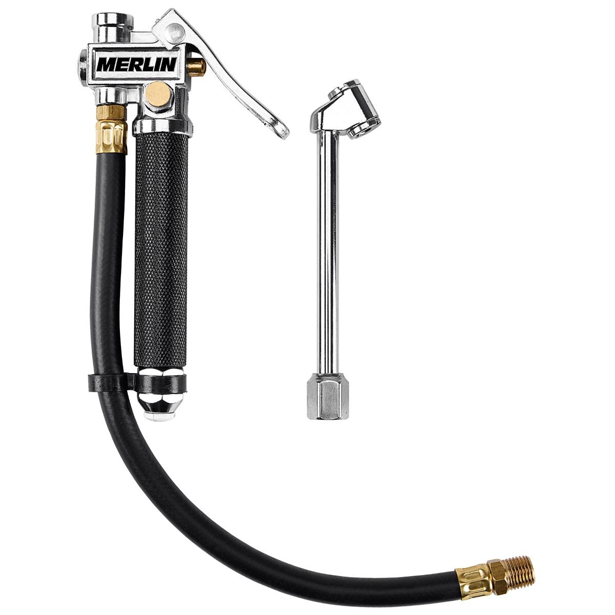 Dual-Head Air Chuck Inflator Gauge, 2-Piece N1353