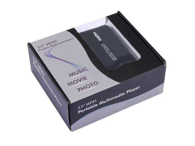 1080p Full HD Aluminum Shell Media Player with Remote Control & HDMI Interface D115926