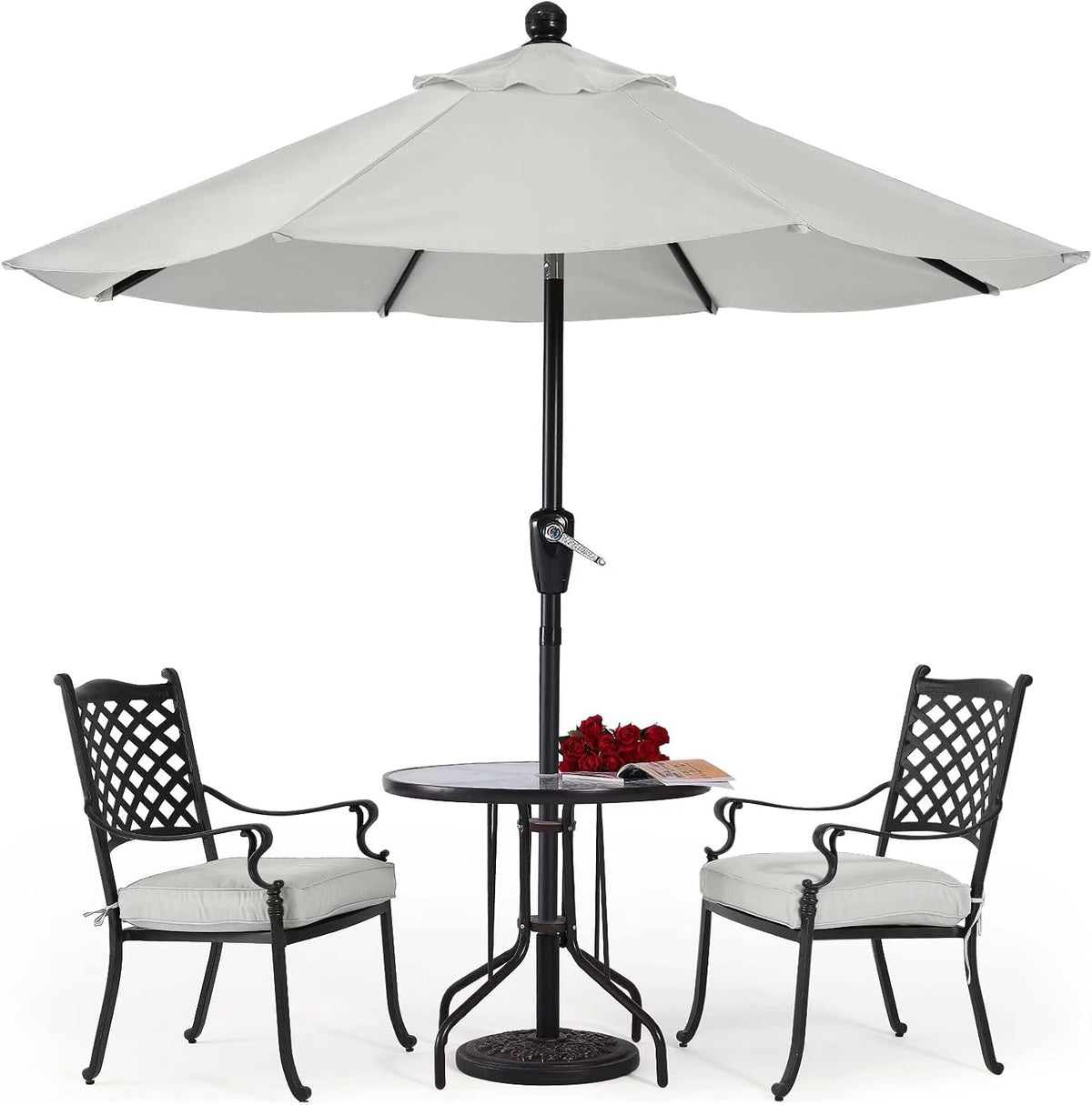10' Patio Umbrella with Push Button Tilt G180