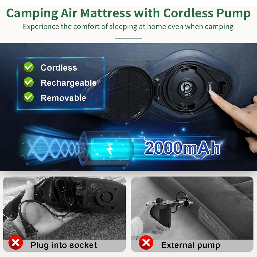 Queen Air Mattress with Built-in Pump Y988280