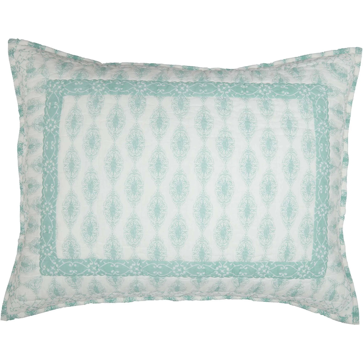 Green Boho Standard Sham 21x27 Q848