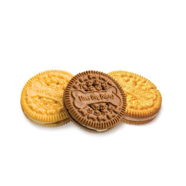Sandwich Cookies Dog Treats with No Artificial Flavors W4815