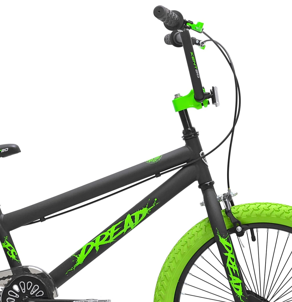 20 in. Green and Black BMX Bike K7233