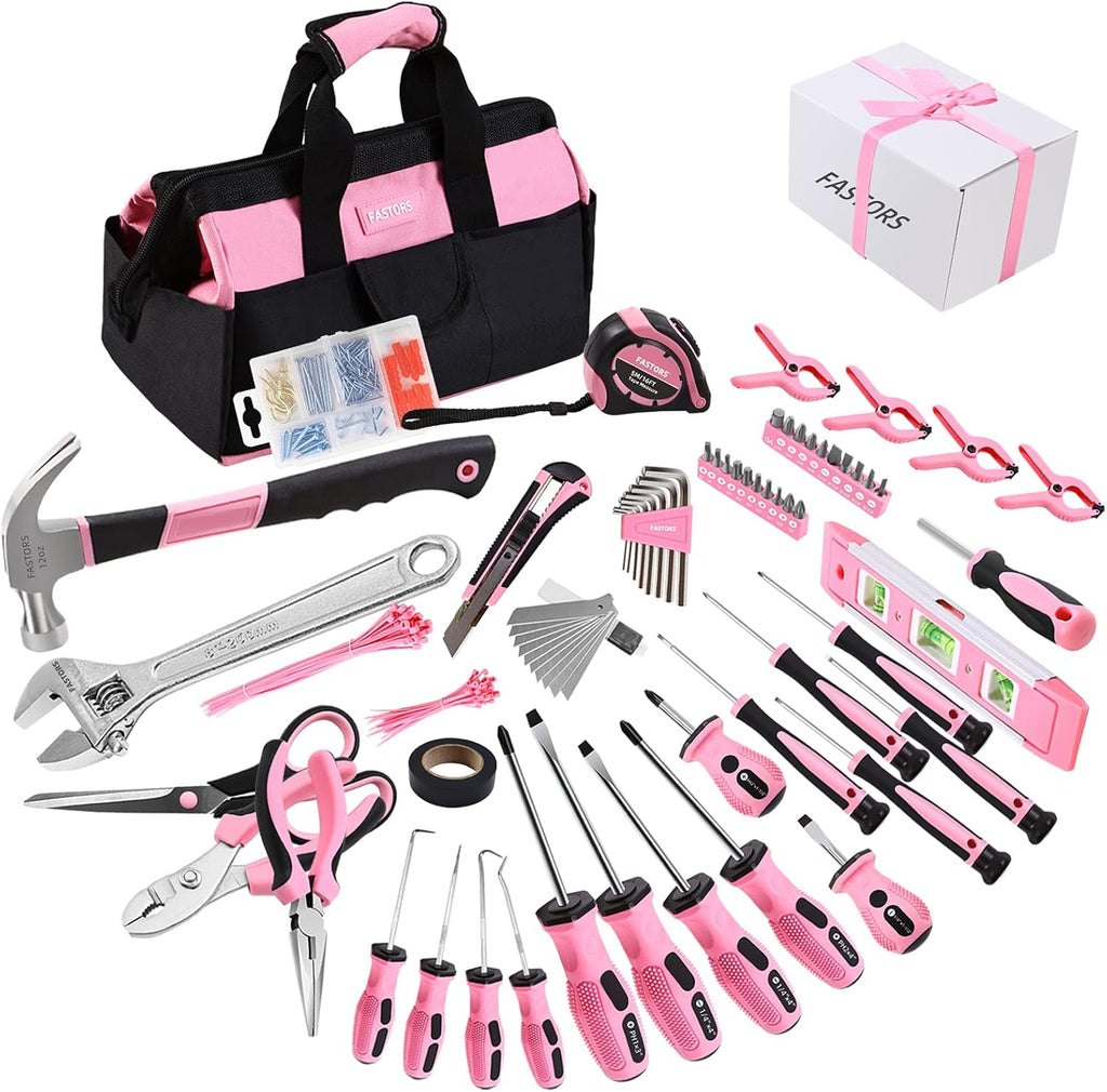 Pink 228-Piece Tool Set with Tool Bag F585
