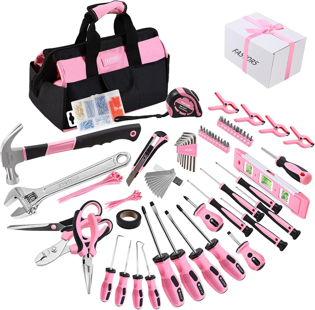 Pink 228-Piece Tool Set with Tool Bag F585