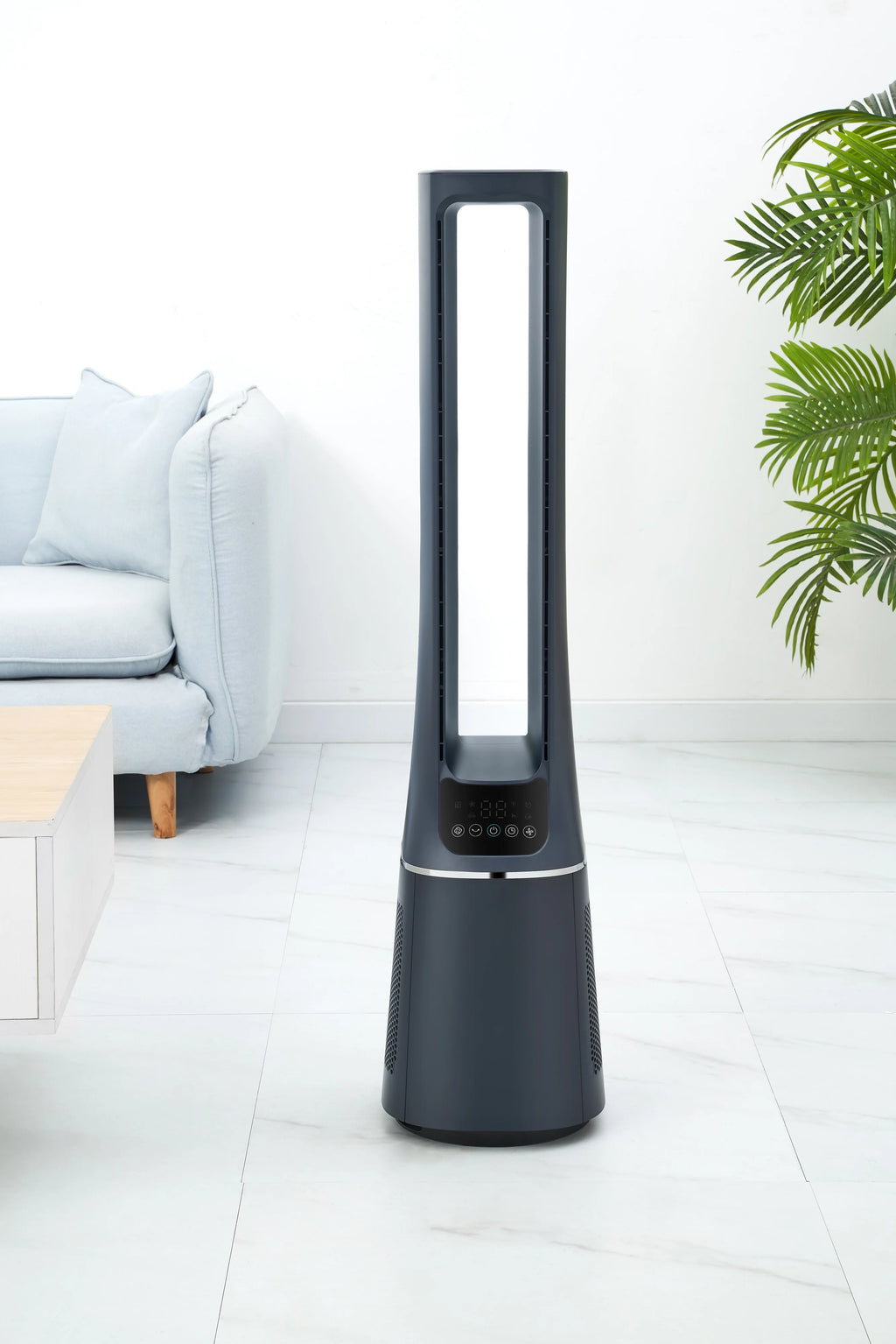 Bladeless Tower Fan & HEPA Air Purifier with Remote Control O9120