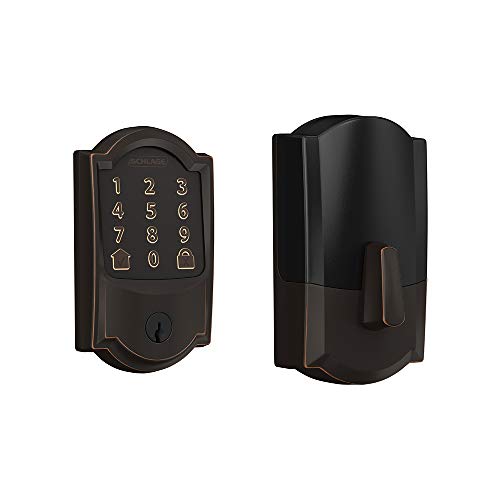 Aged Bronze Smart WiFi Deadbolt Lock F2280