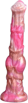 11.81 inch Silicone Pink Knot Dildo with Suction Cup B734411