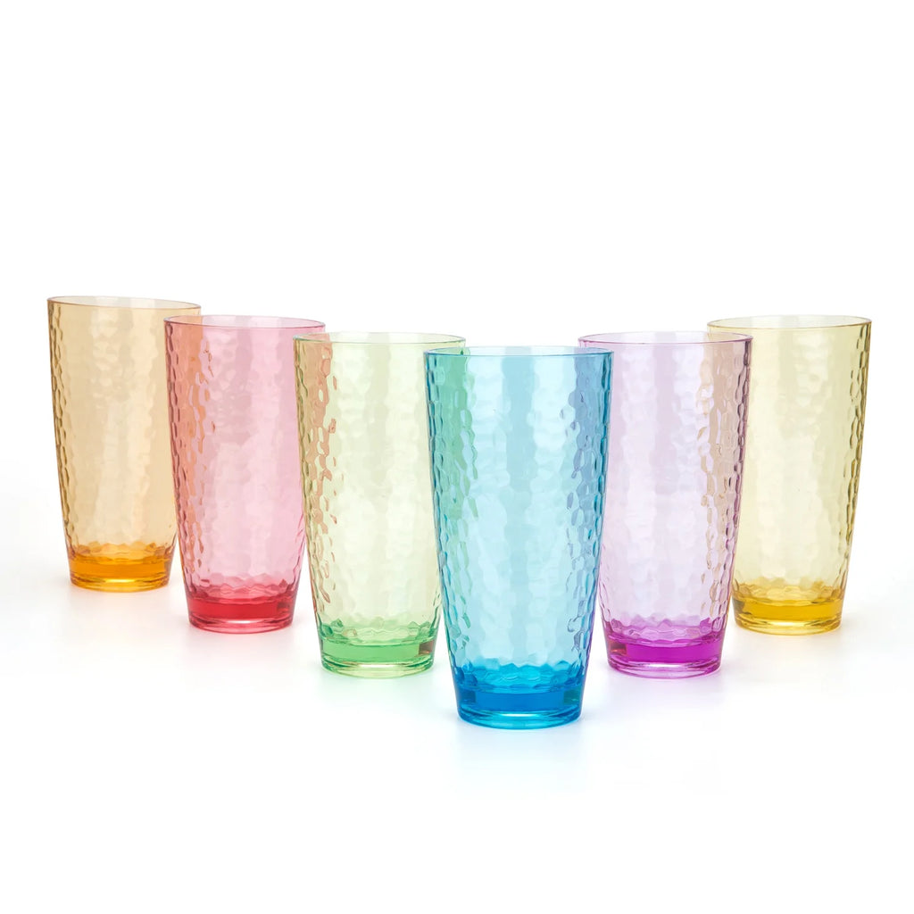 26-Ounce Acrylic Glasses Plastic Tumbler Set of 6 BPA Free Q909683