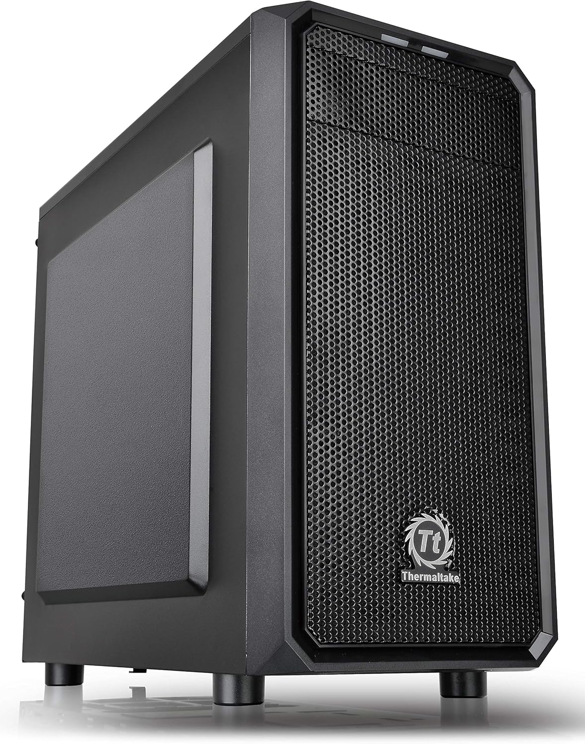 Micro-ATX Mini-Tower Computer Case with 120mm Rear Fan, White F560