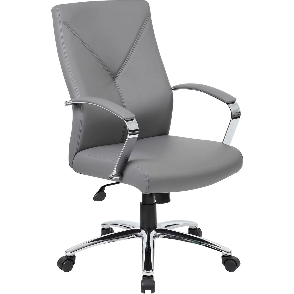 Grey LeatherPlus Executive Chair X663