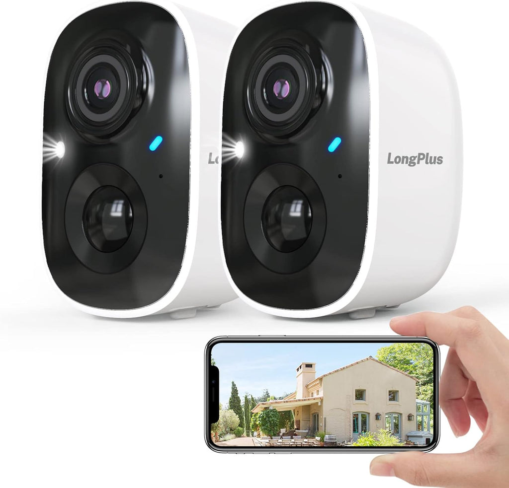 Wireless Battery Powered Outdoor Security Camera with Night Vision V3524