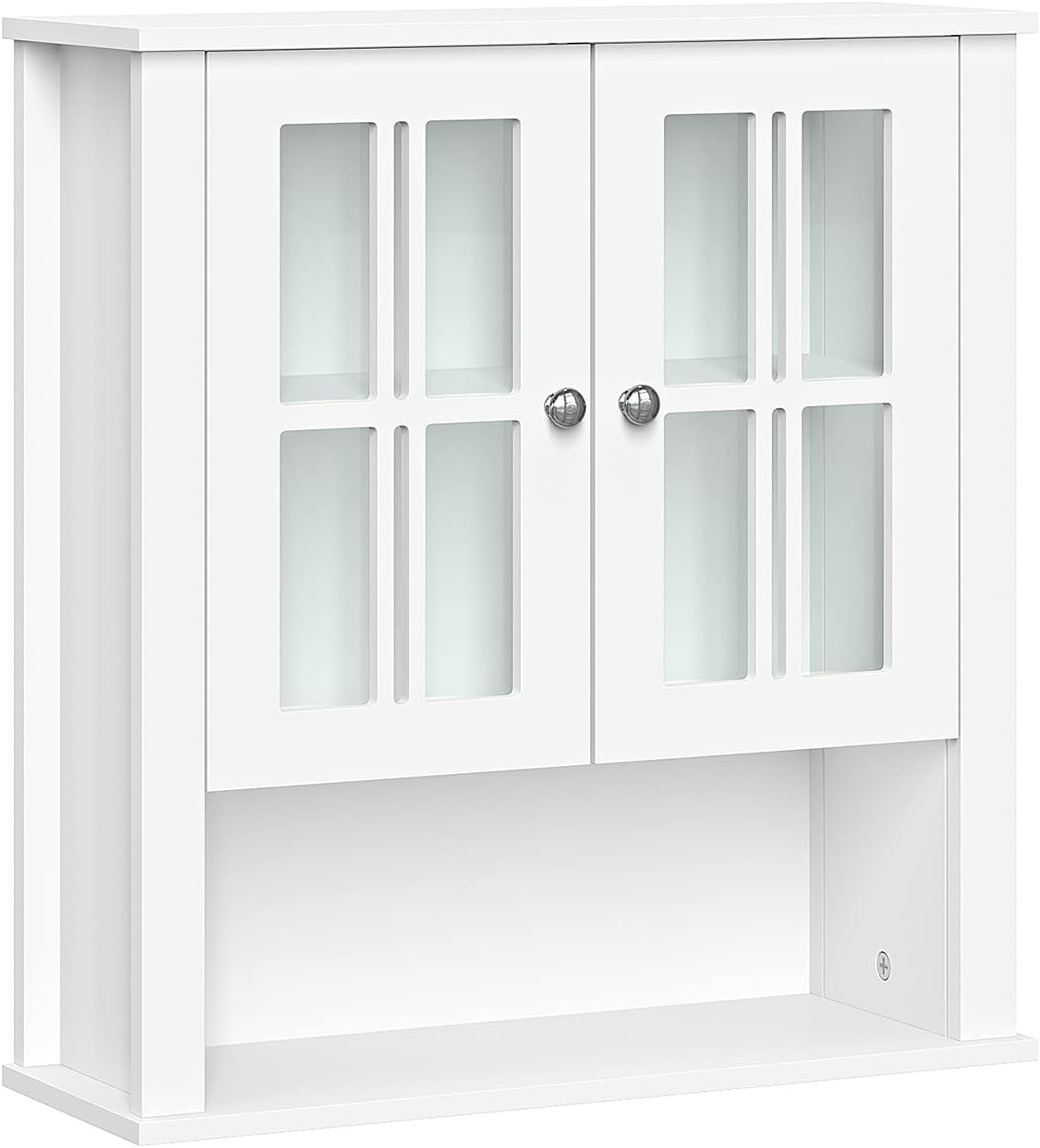 White Two Door Wall Cabinet Y582200