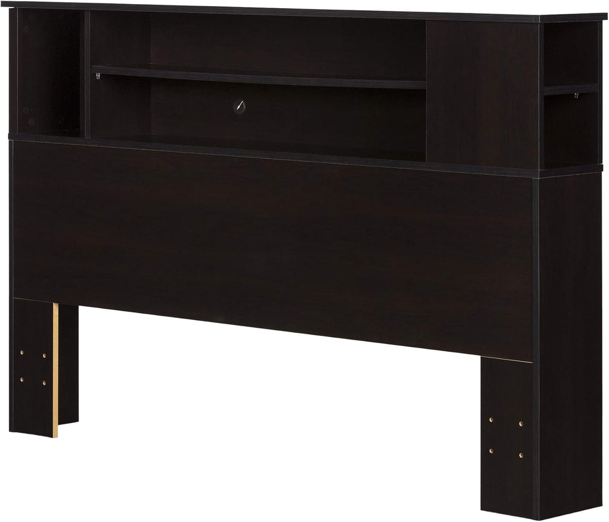 Contemporary Pure White Bookcase Headboard B743