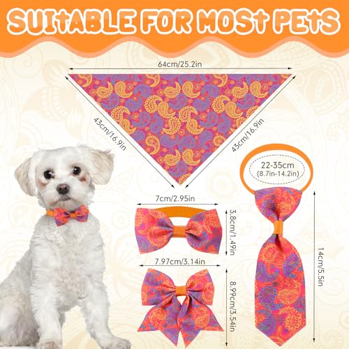 120 Pcs Washable Triangle Dog Bandanas R8382