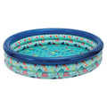 Blue Dino 3-Ring Inflatable Swimming Pool P115