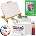 33 Piece Acrylic Painting Set with Table Easel J1218