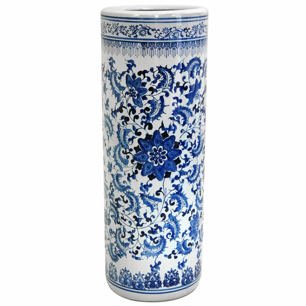 Blue & White Umbrella Stand D448279