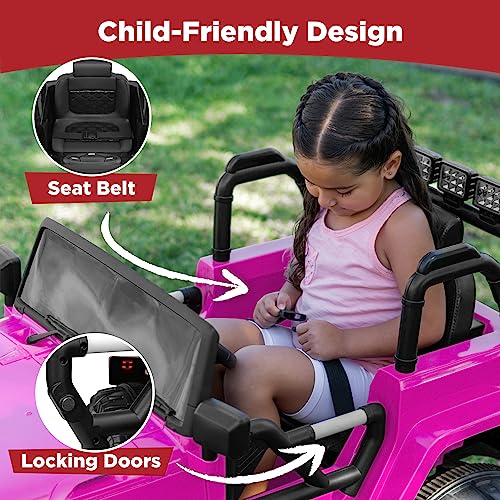 24V 2-Seater Electric Ride On Car Truck P4414