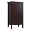 White 4 Drawer Wood Dresser T54028
