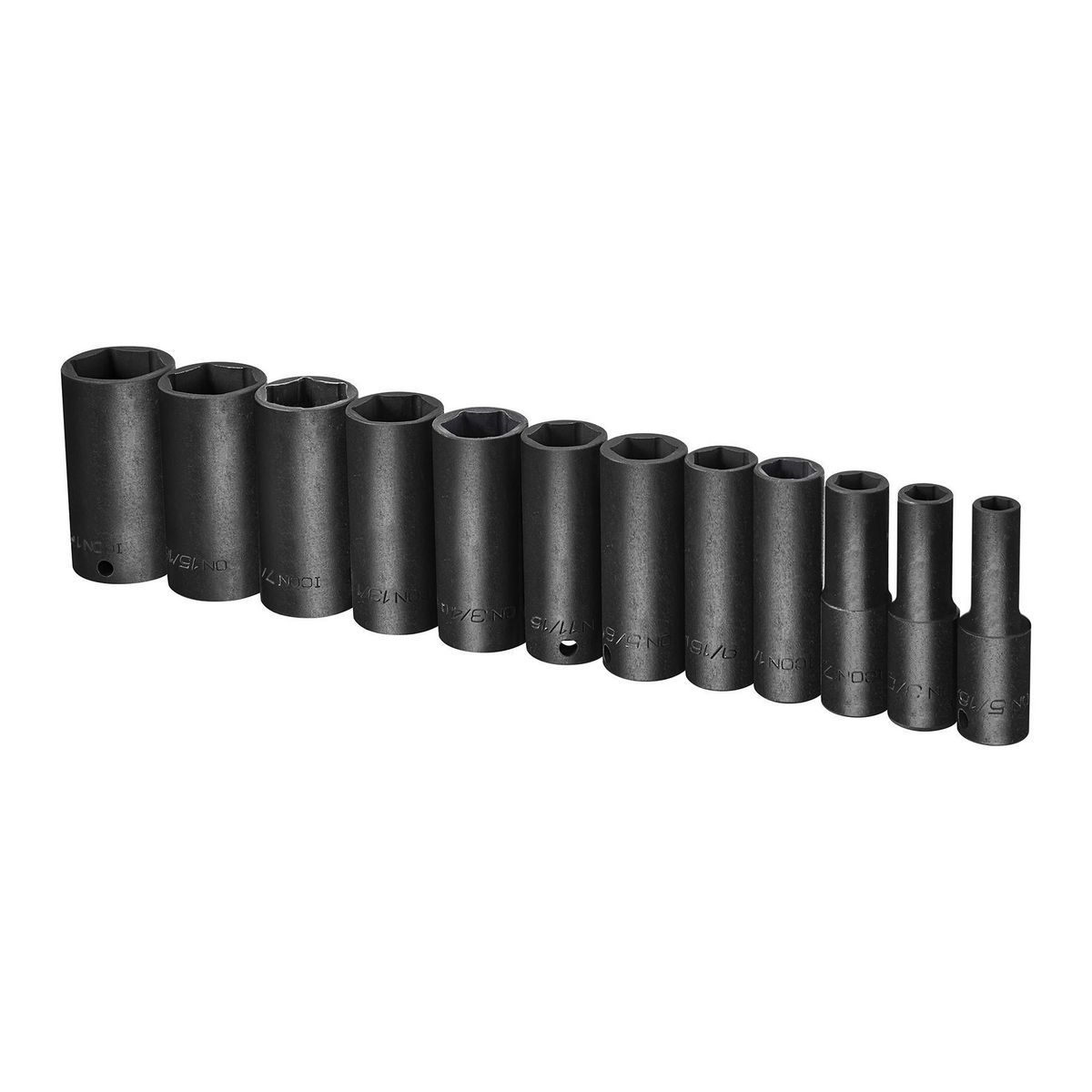 3/8 in. Drive SAE Deep Impact Socket Set, 12-Piece R7499
