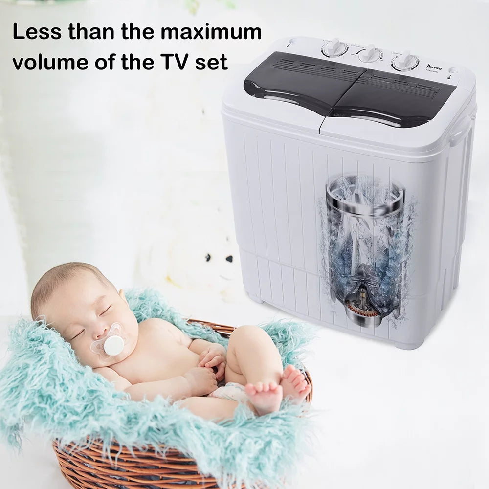Portable Compact Semi-automatic Washing Machine T991489