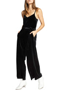Black Velvet Jumpsuit R1777