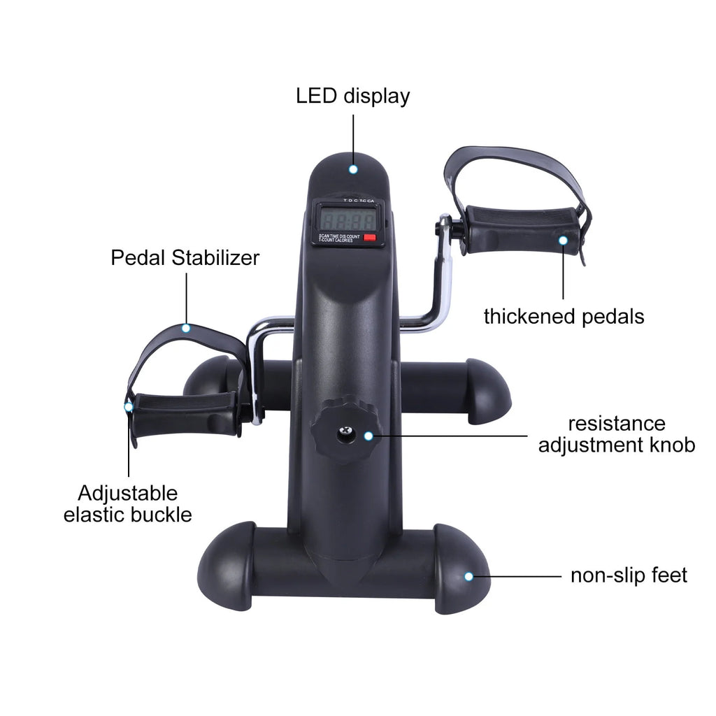 Desk Bike Pedal Exerciser with LCD Screen E9169