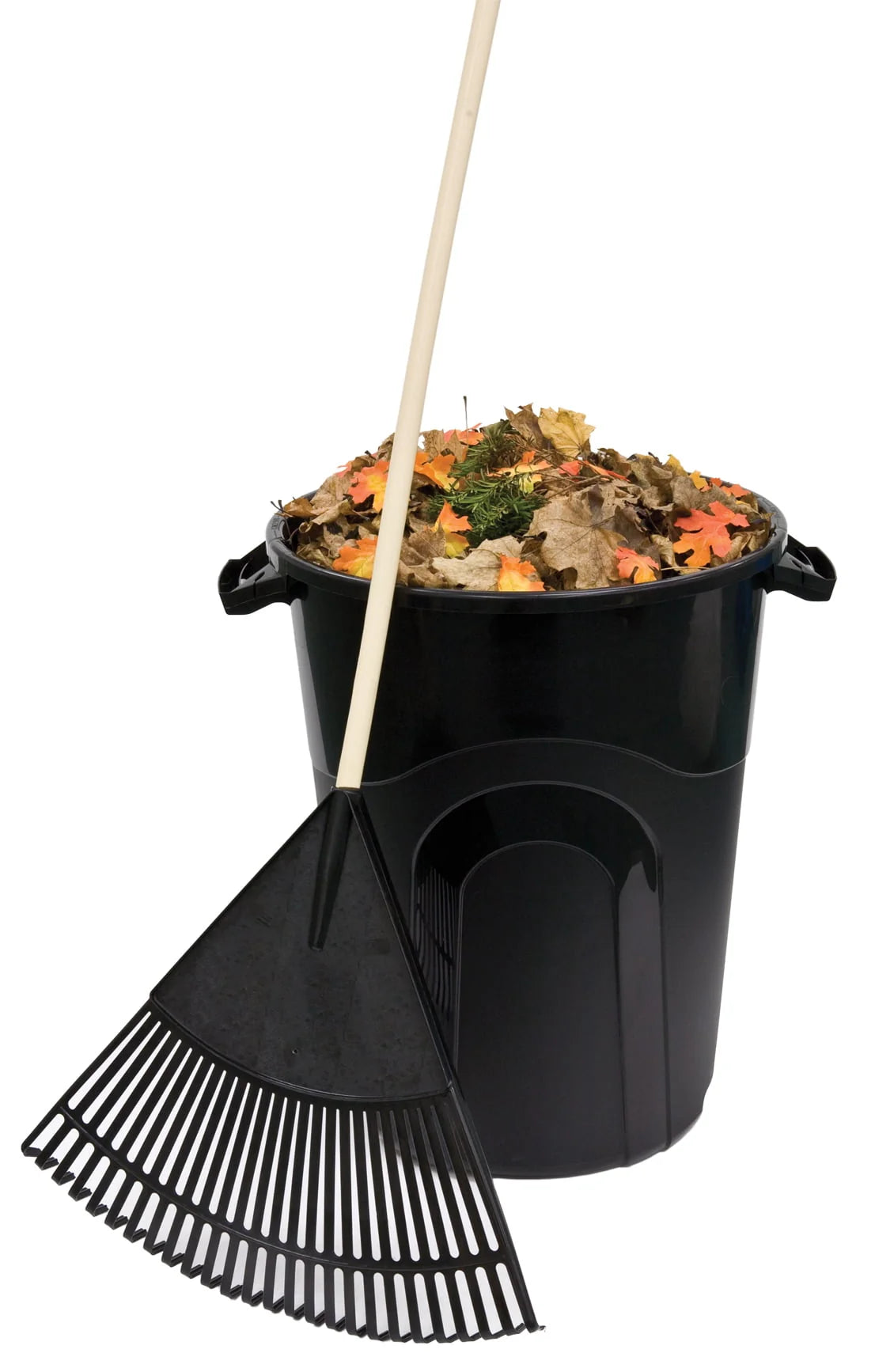 32 Gallon Heavy Duty Plastic Garbage Can with Lid O8011