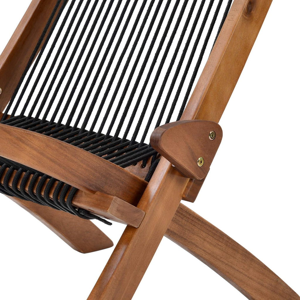 Folding Wooden Outdoor Lounge Chair C500003