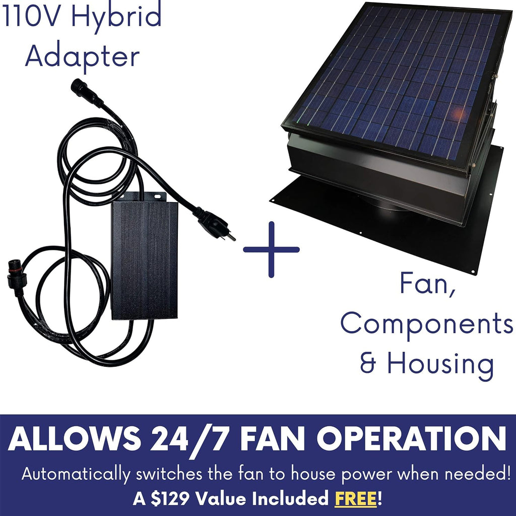30 Watt Solar Attic Fan J546