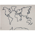 Canvas Map Wall Hanging P142
