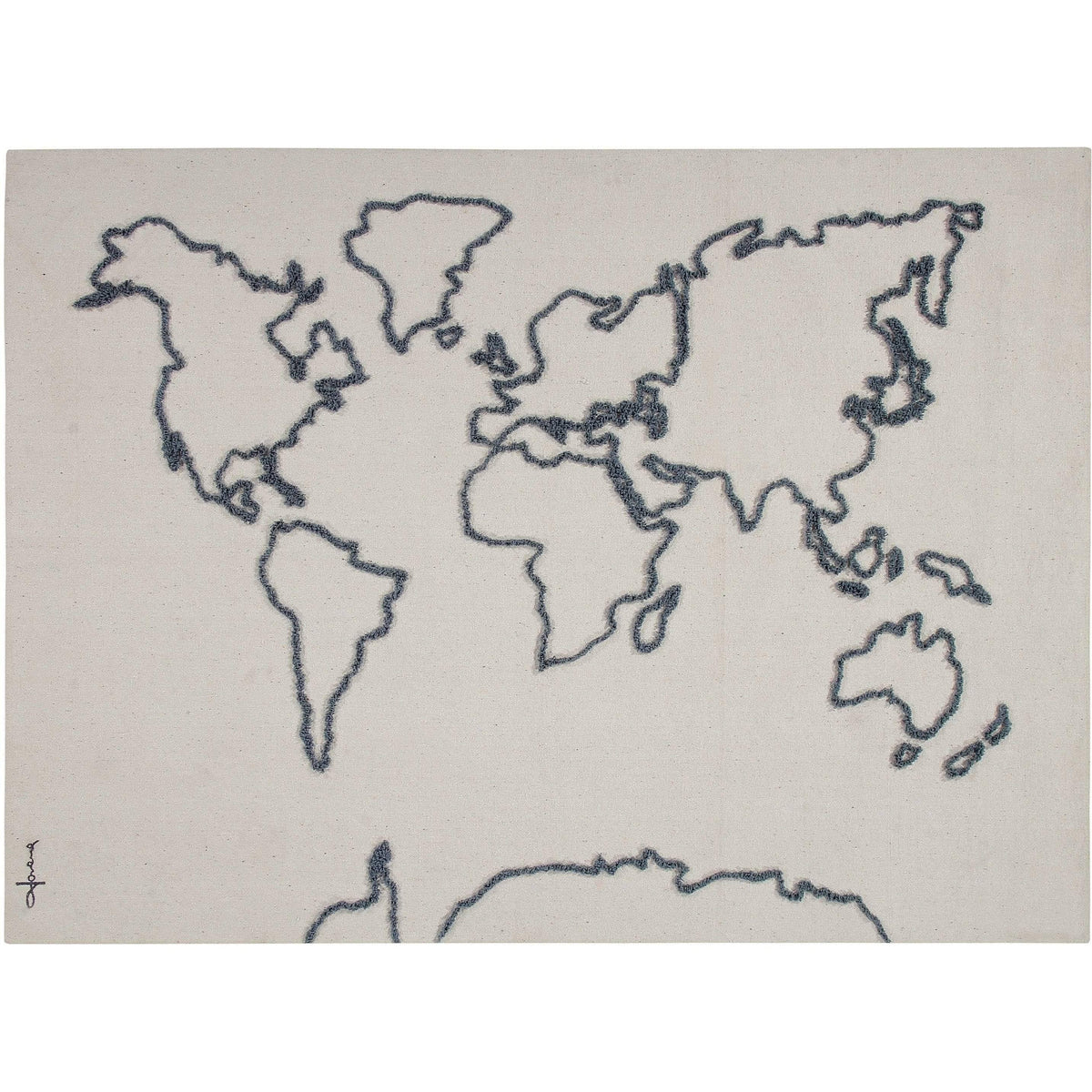 Canvas Map Wall Hanging P142